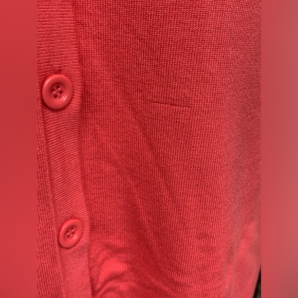 WHISPER KNITS by LOUIS DELL’OLIO S/S BUTTON DOWN CARDIGAN - SZ XL - Picture 5 of 5